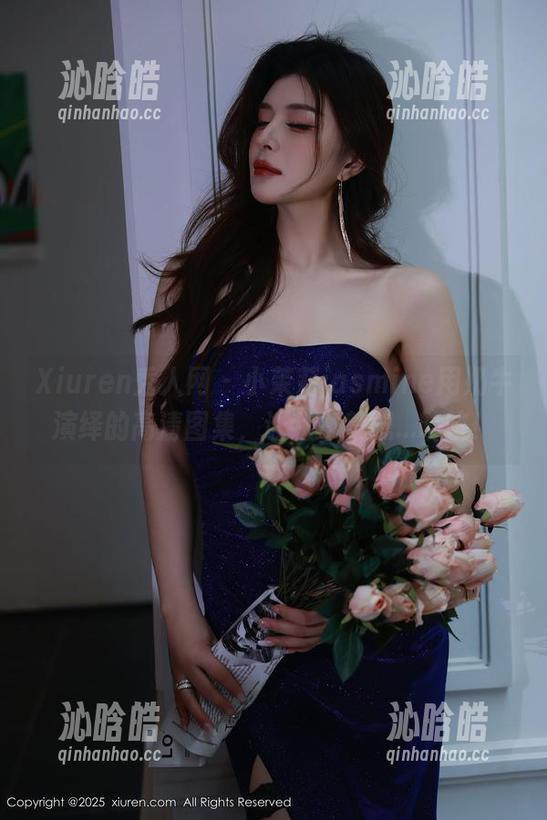 Xiuren秀人网 - 小茉莉jasmine用奶牛演绎的高清图集，让我不禁想...咳咳！