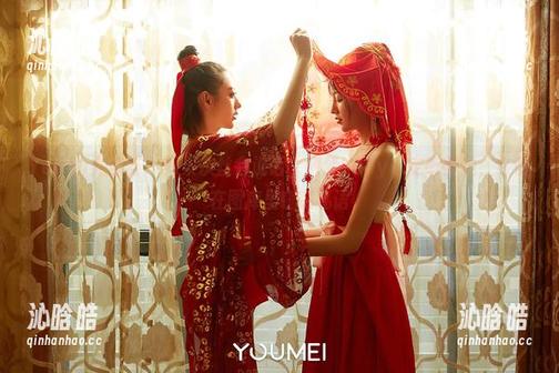 YouMi尤蜜荟 - 如果灰丝会说话，M梦baby一定听得见，它们在图库里窃窃私语