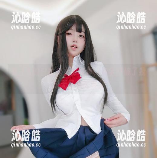 女主K的白丝兔女郎写真，完全打破了我对无圣光的偏见